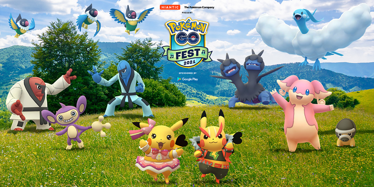 「Pokémon GO Fest 2021」AR画像